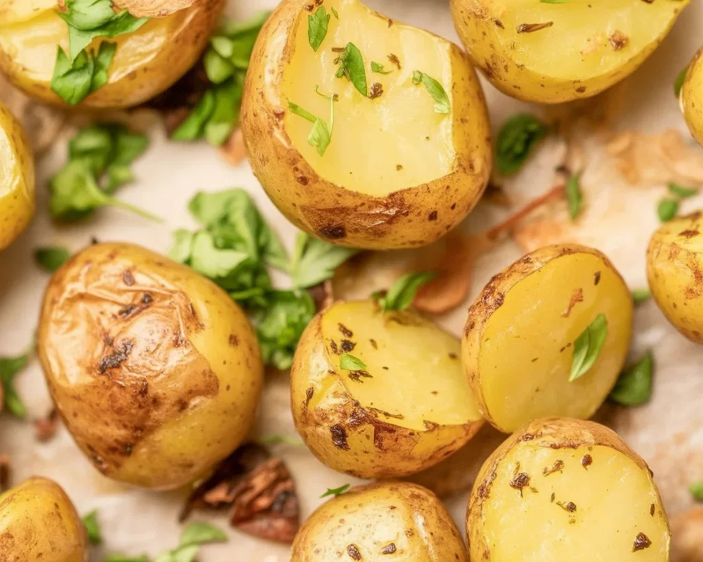 Crispy ranch potatoes recipe baked to perfection with savory ranch seasoning.