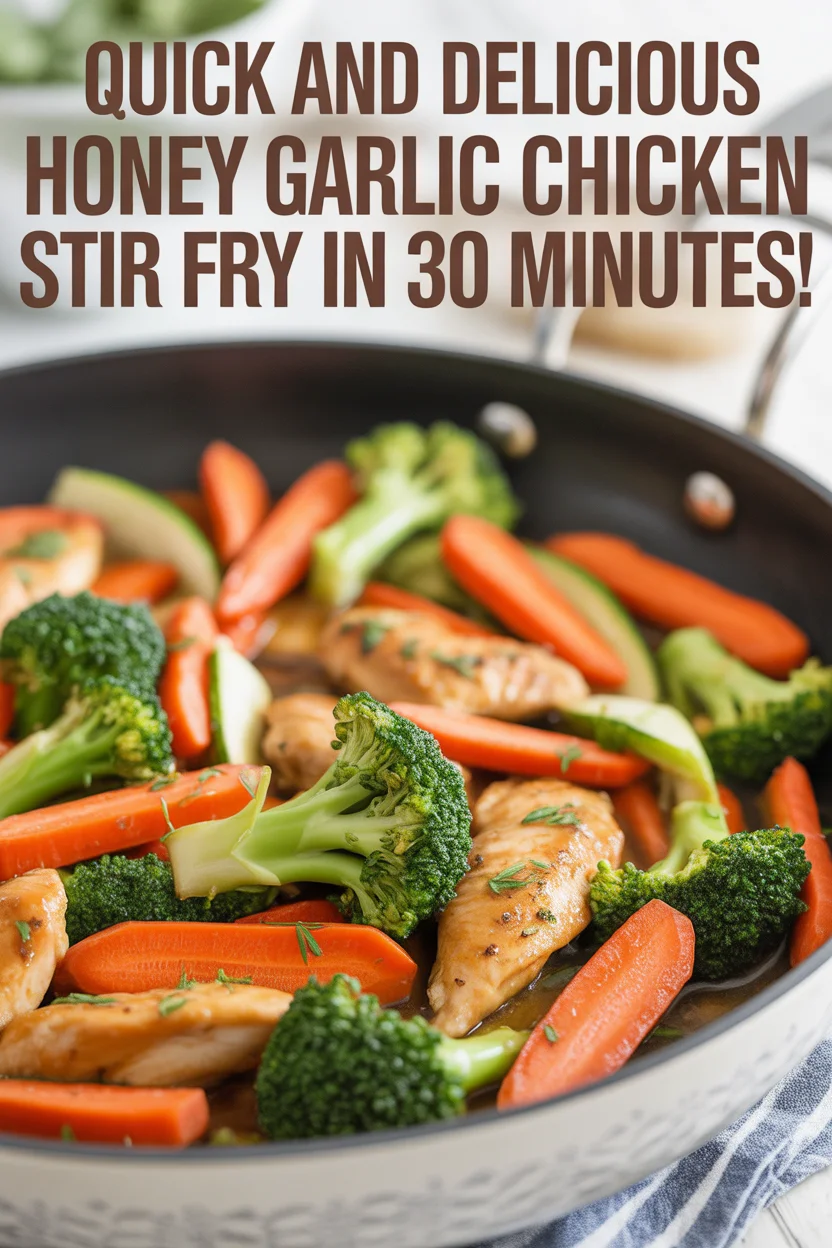 Quick and Delicious Honey Garlic Chicken Stir Fry in 30 Minutes!