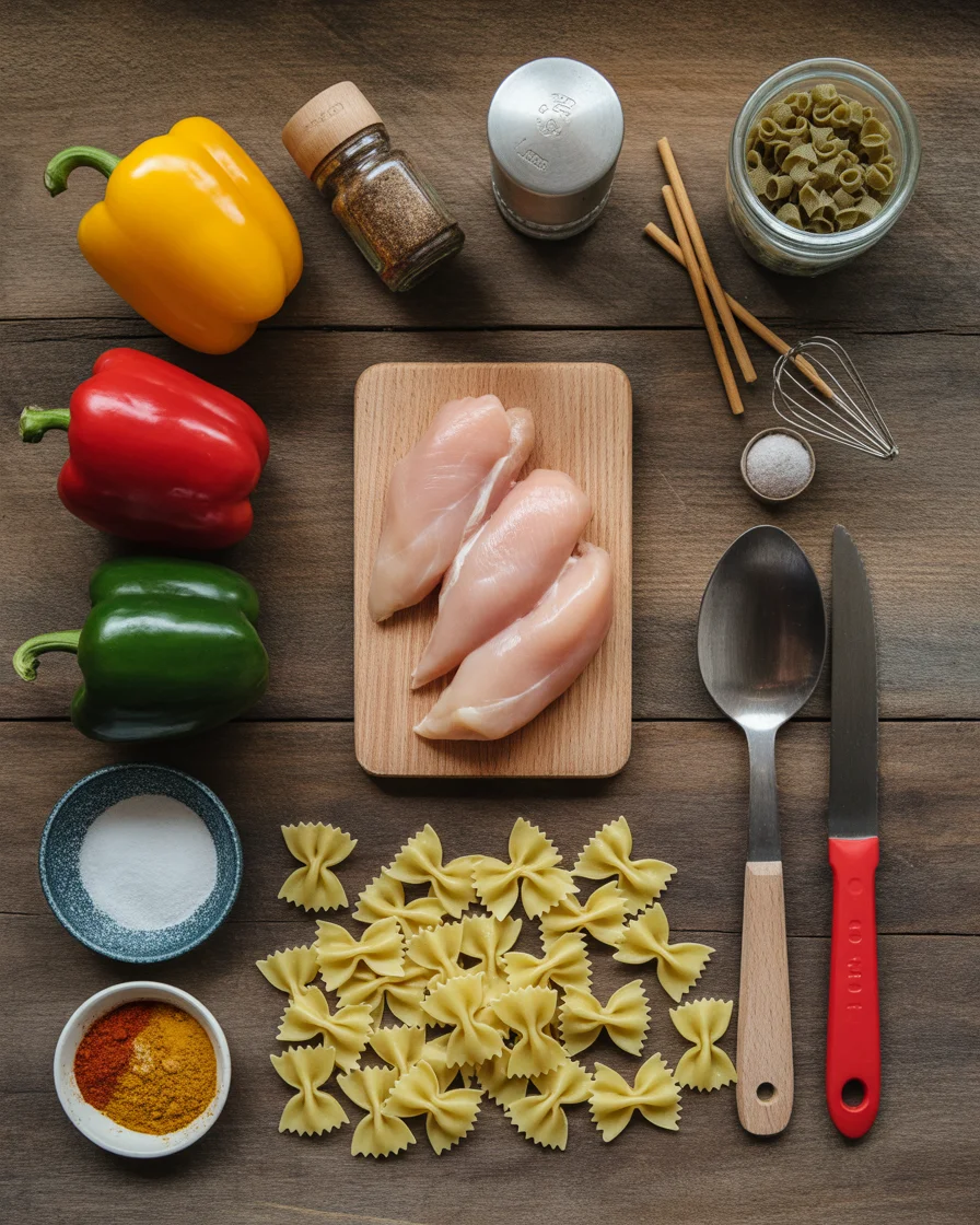 chicken fajita pasta recipe