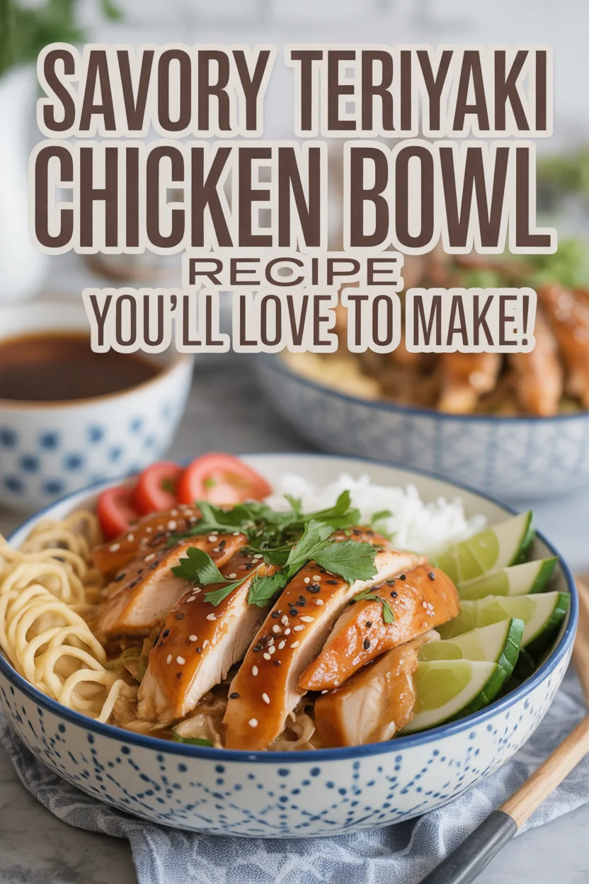 teriyaki chicken bowl recipe