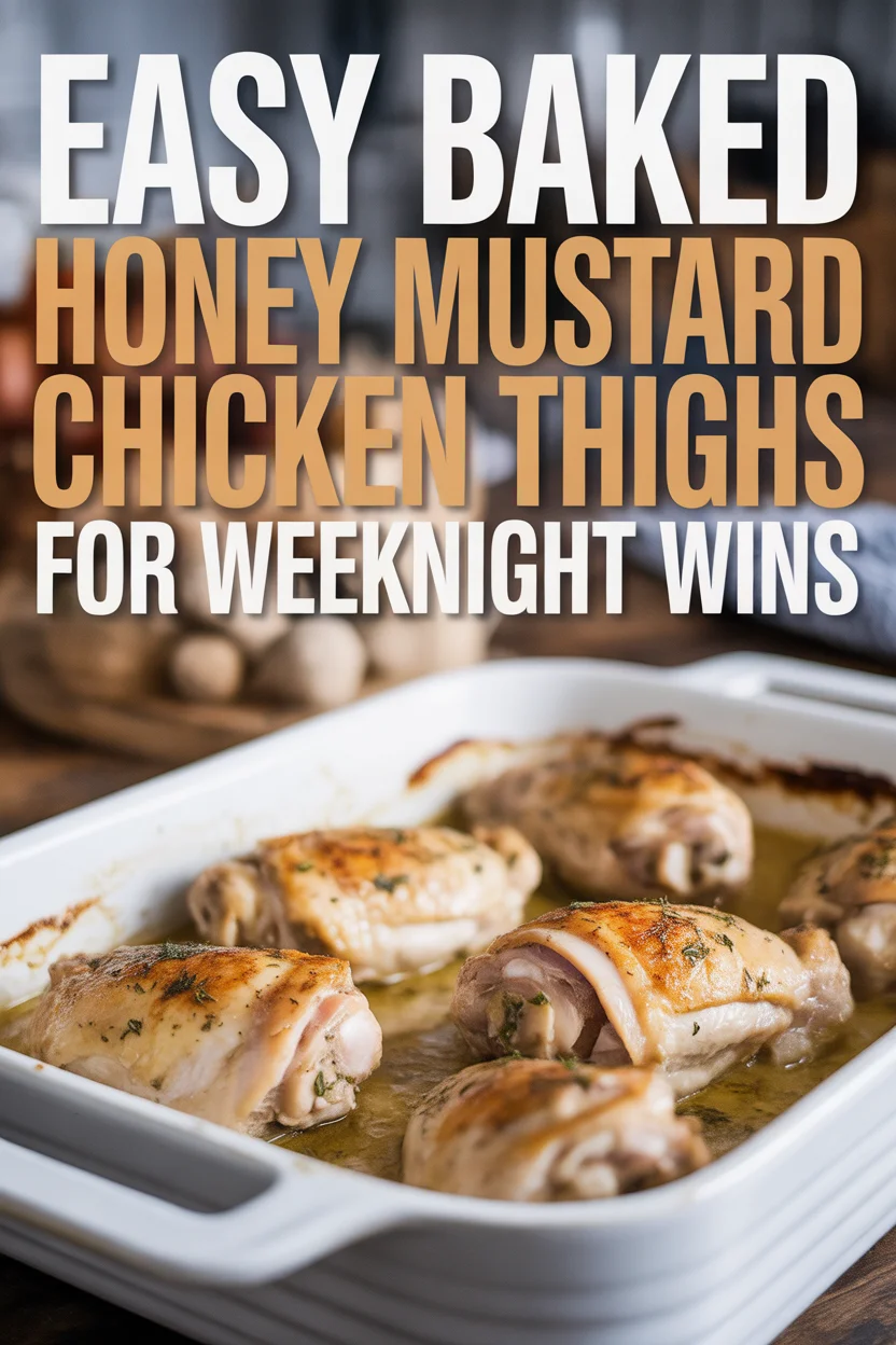 Easy Baked Honey Mustard Chicken Thighs for Weeknight Wins