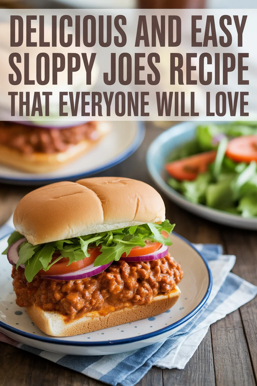 easy sloppy joes recipe