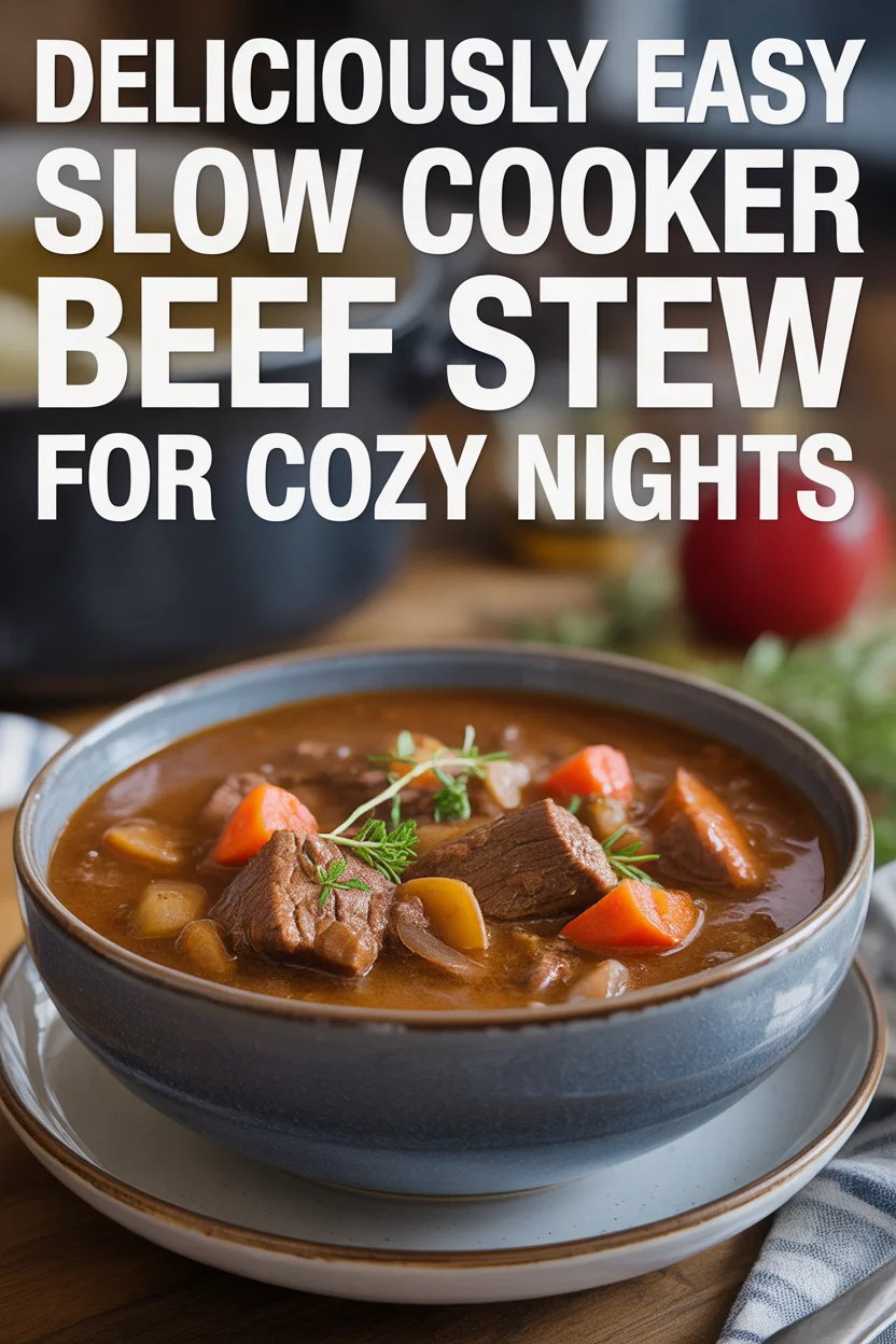 slow cooker beef stew easy