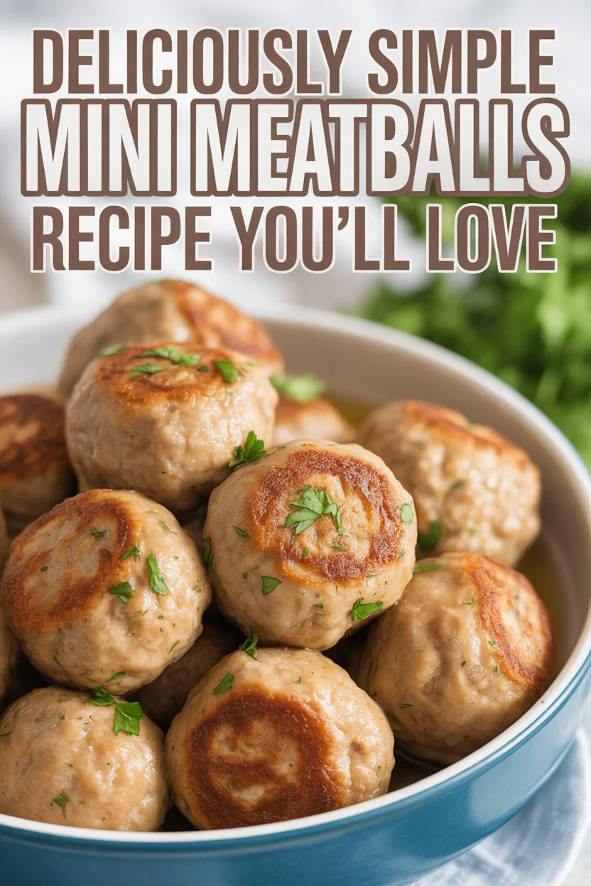 Deliciously Simple Mini Meatballs Recipe You’ll Love