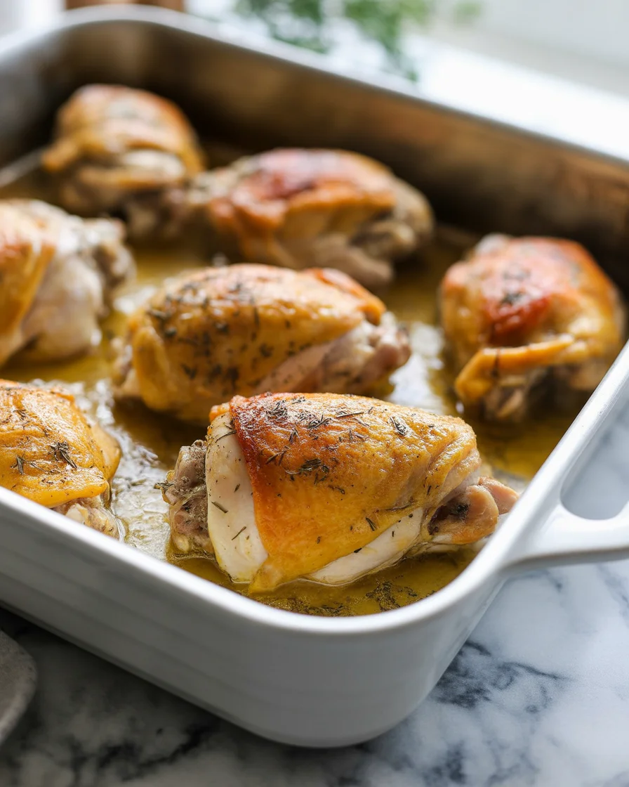 honey mustard chicken thighs baked