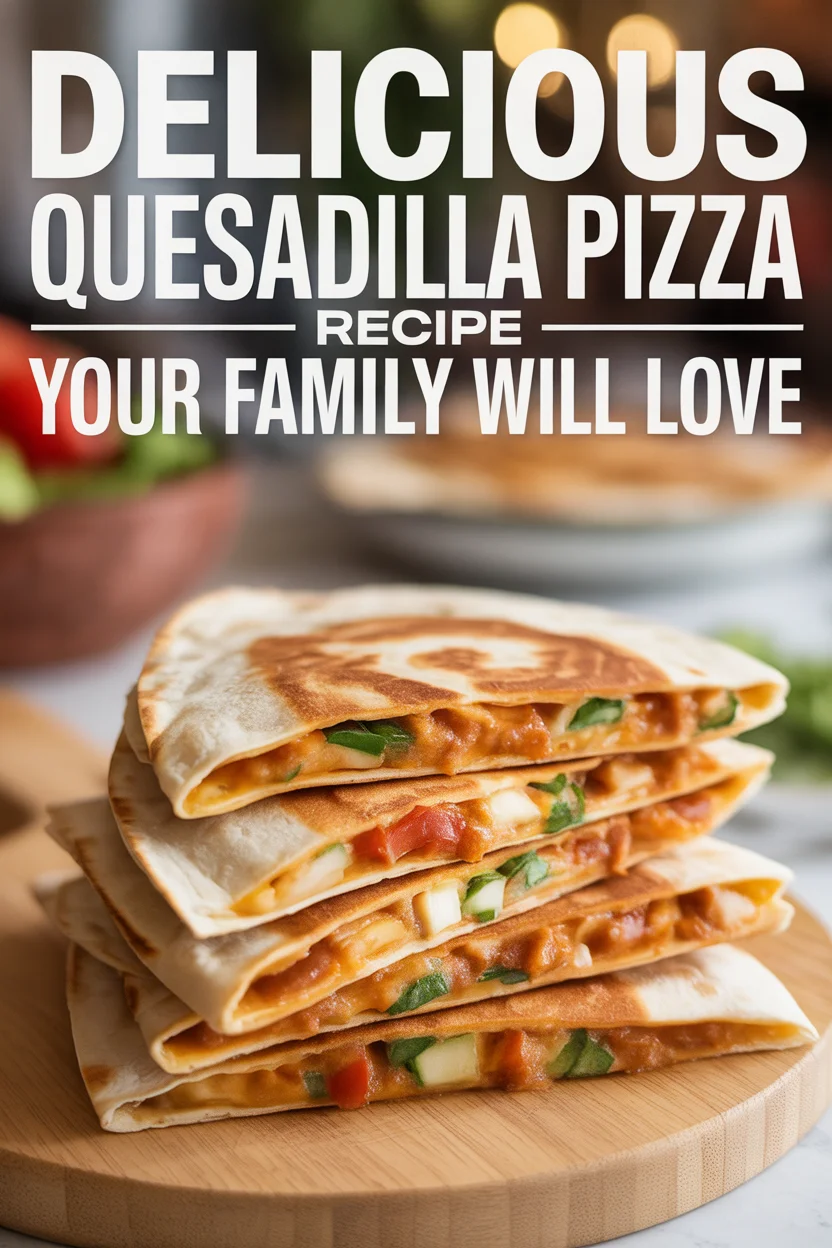 Delicious Quesadilla Pizza Recipe Your Family Will Love