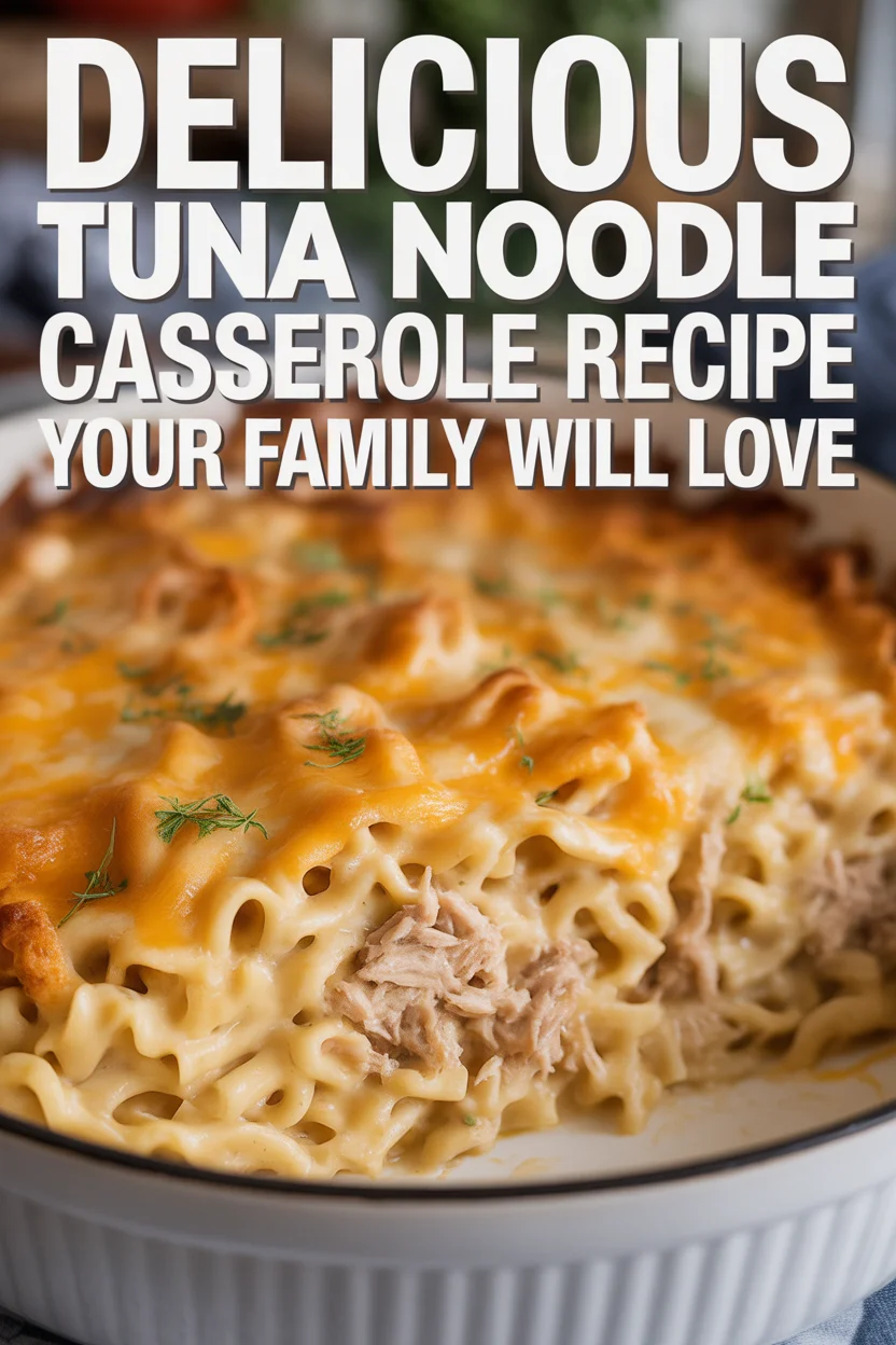Delicious Tuna Noodle Casserole Recipe Your Family Will Love