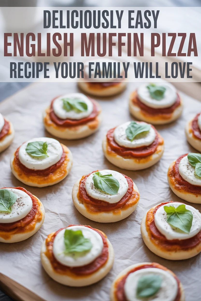 Deliciously Easy English Muffin Pizza Recipe Your Family Will Love