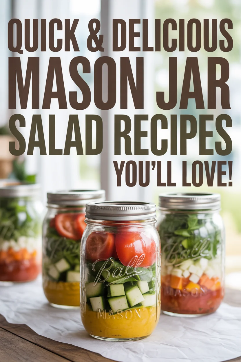 mason jar salad recipes