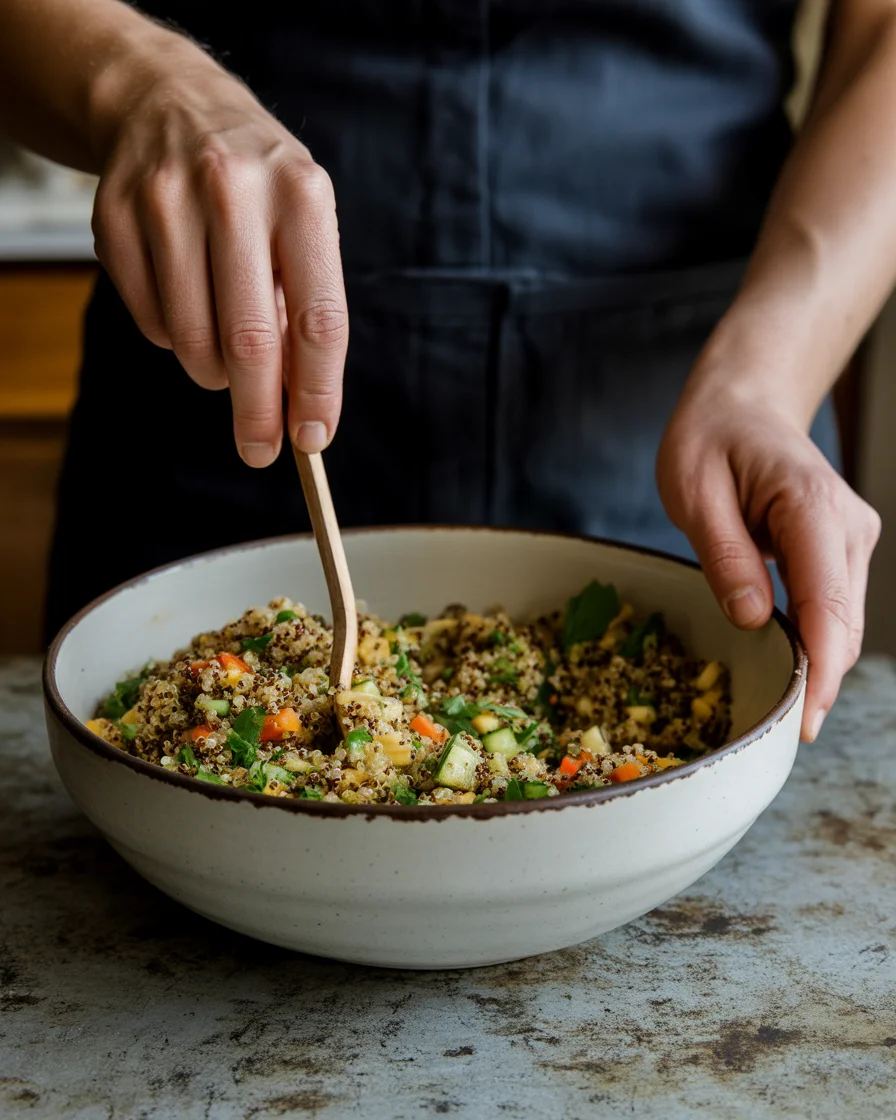 mediterranean quinoa salad