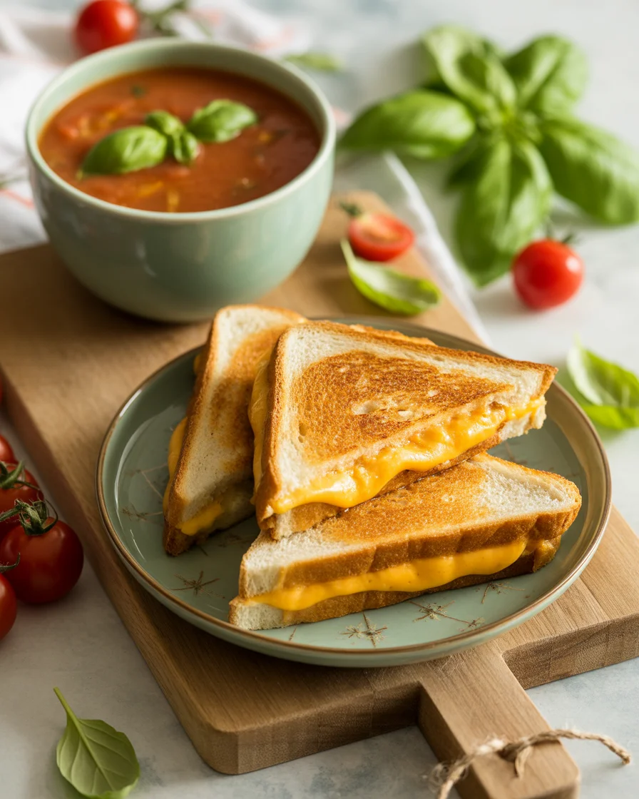 Delicious Grilled Cheese and Tomato Soup for Cozy Nights