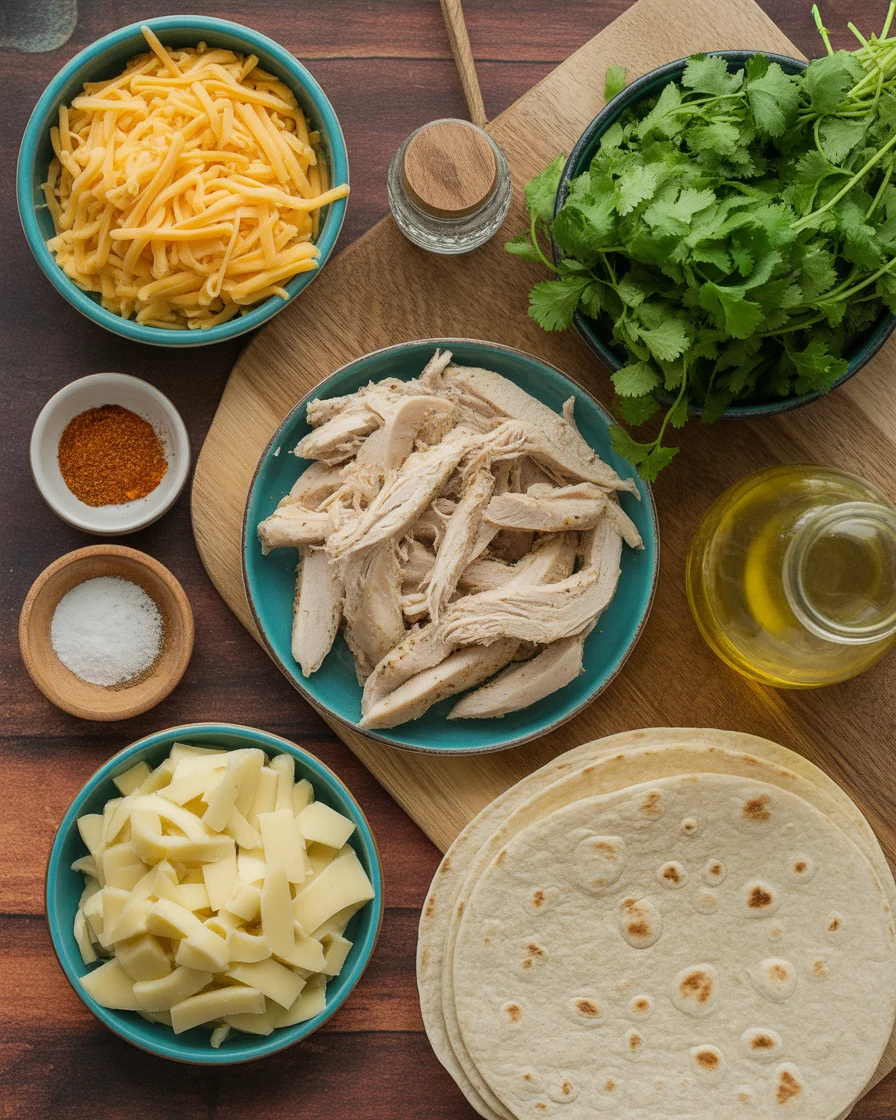 easy chicken quesadilla recipe