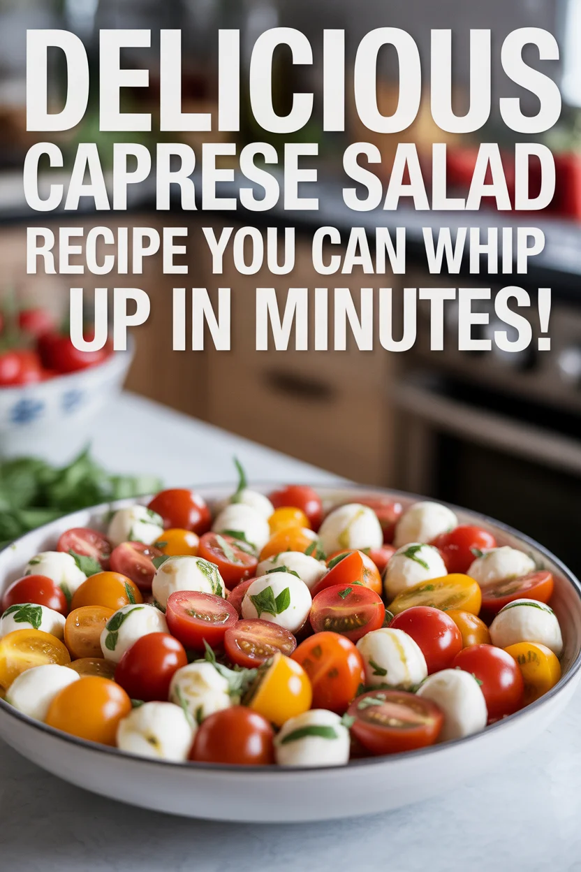 Delicious Caprese Salad Recipe You Can Whip Up in Minutes!