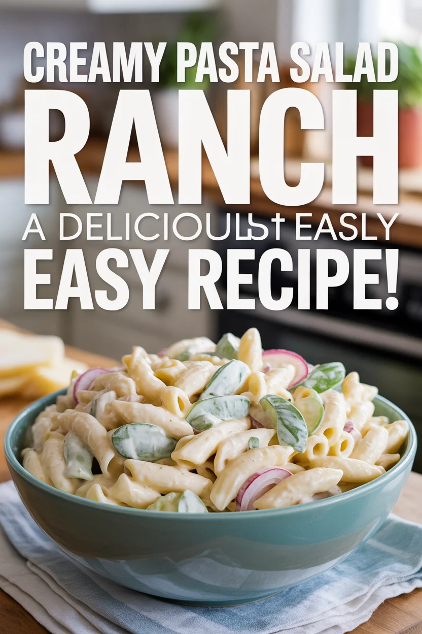 Creamy Pasta Salad Ranch: A Deliciously Easy Recipe!