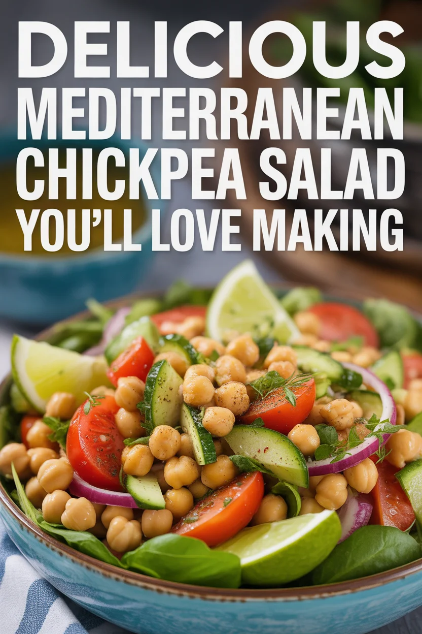 Delicious Mediterranean Chickpea Salad You&rsquo;ll Love Making