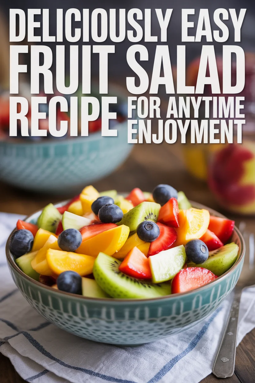 fruit salad recipe