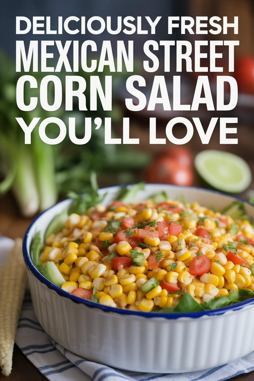 Deliciously Fresh Mexican Street Corn Salad You&rsquo;ll Love