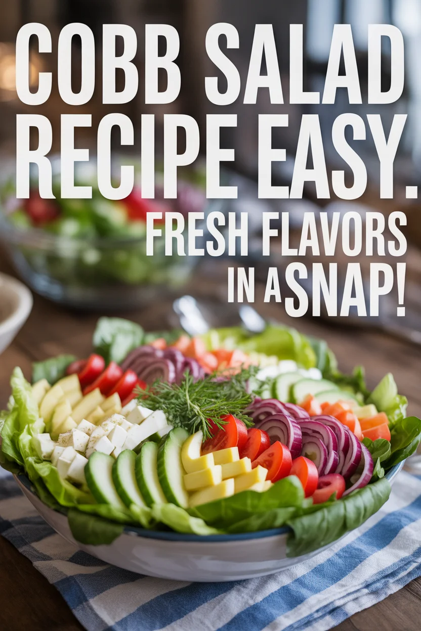 cobb salad recipe easy