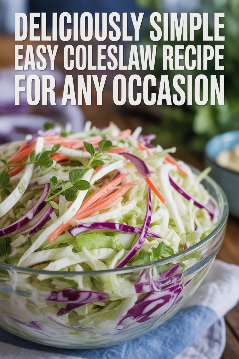 easy coleslaw recipe