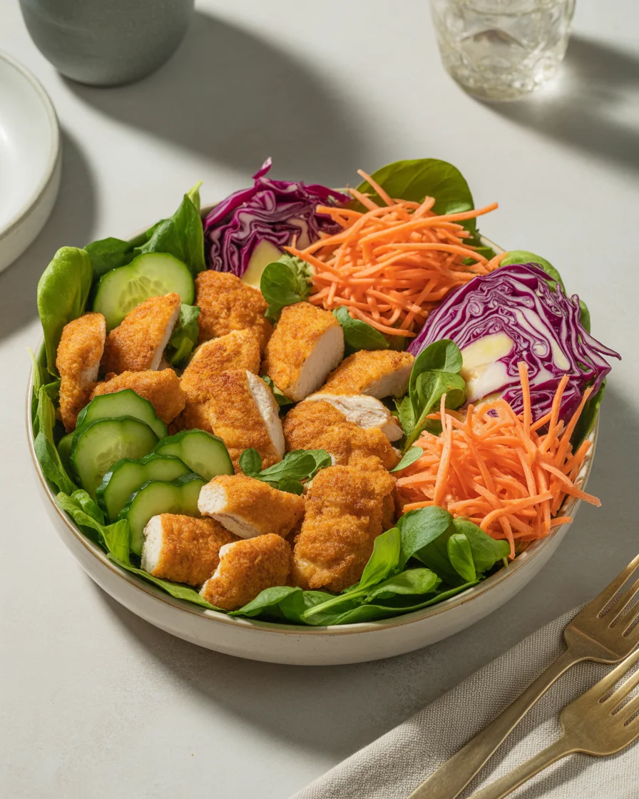 Delicious Chicken Nugget Salad for a Quick Dinner Fix
