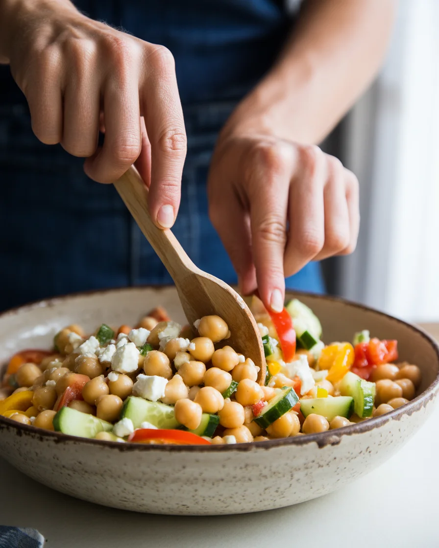 mediterranean chickpea salad